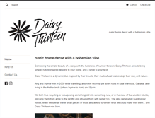 Tablet Screenshot of daisythirteen.com